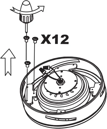 overstock F6297 1 Ceiling Fan - 7