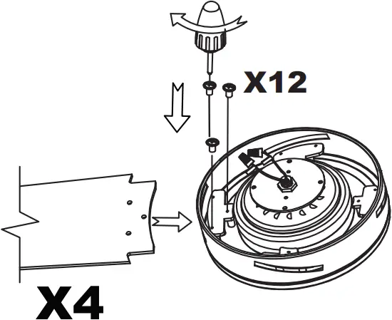 overstock F6297 1 Ceiling Fan - 8