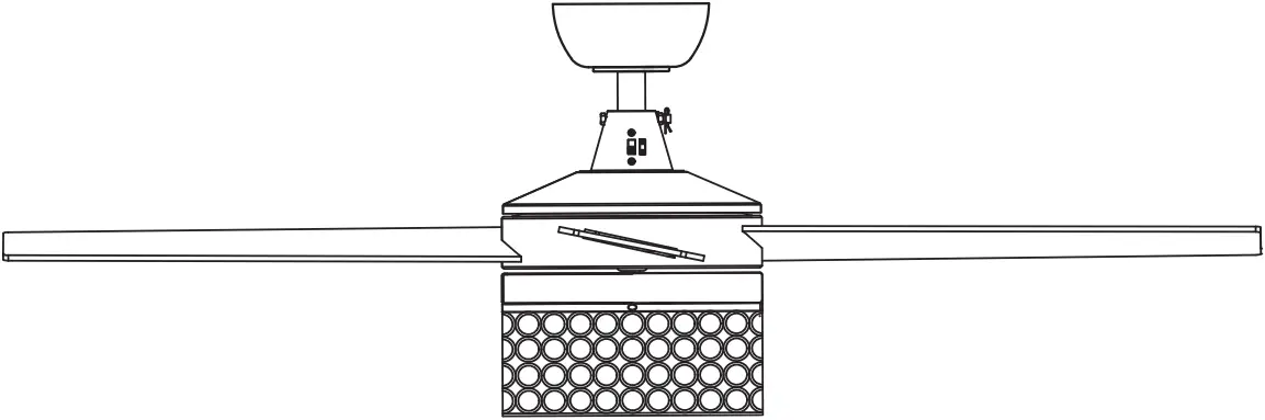 overstock F6297 1 Ceiling Fan