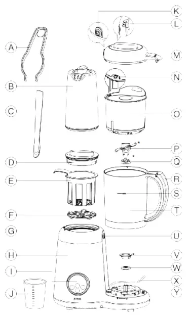 Alecto-BFP-66-5-in-1-Baby-Food-Processor-FIG-2
