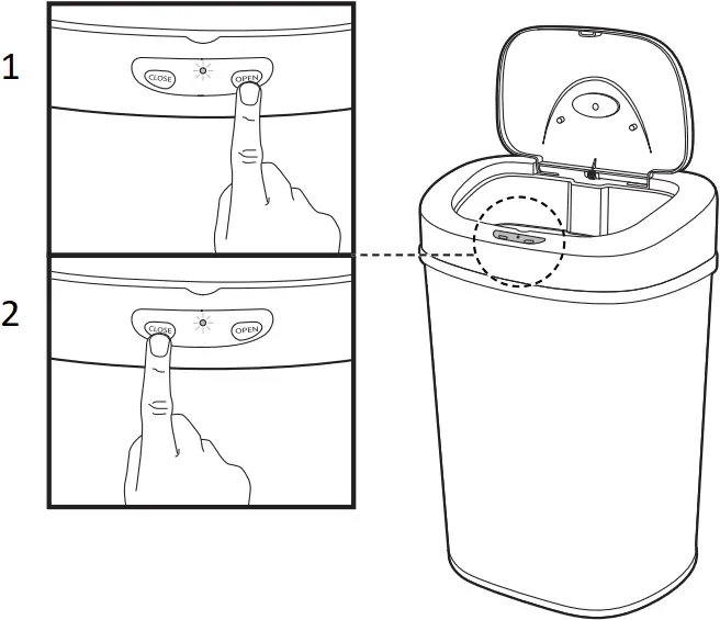 amazon basics B091TZJG1L - Manual control