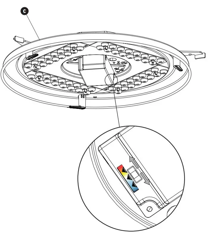 artika FM-AD5C-CR LED Ceiling Light Fixture Instruction Manual - TUNABLE WHITE TECHNOLOGY