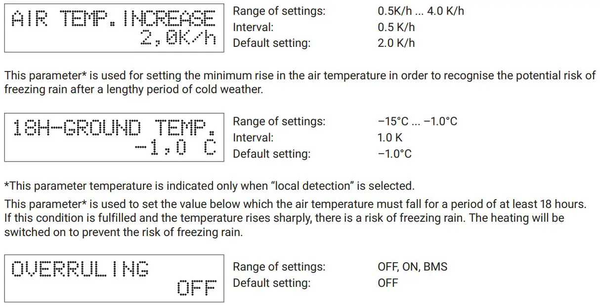 nVent RAYCHEM VIA-DU-20 Electronic Control Unit Instruction Manual - The reliability of the early recognition function heavily depends