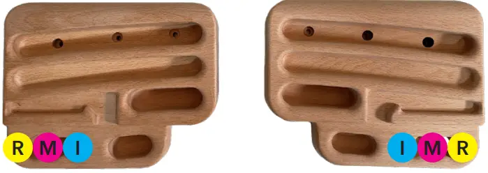 TRANGO Rock Prodigy Natural Hangboard System - MEDIUM