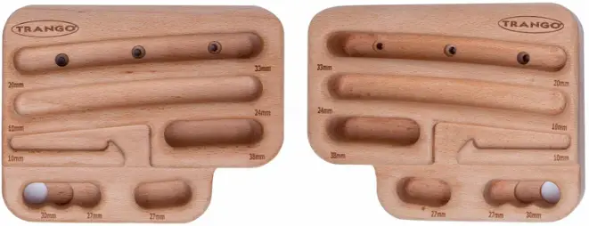TRANGO Rock Prodigy Natural Hangboard System