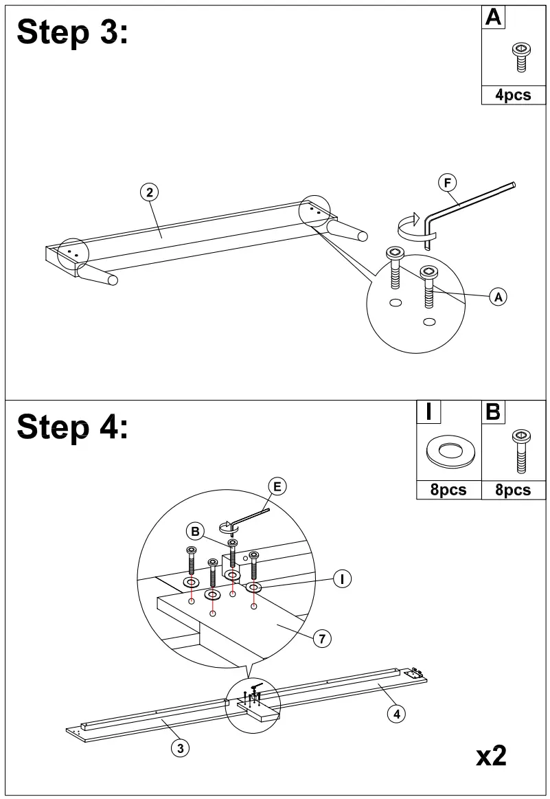 ModernLuxe WF294739 Upholstered Platform Bed - step 2