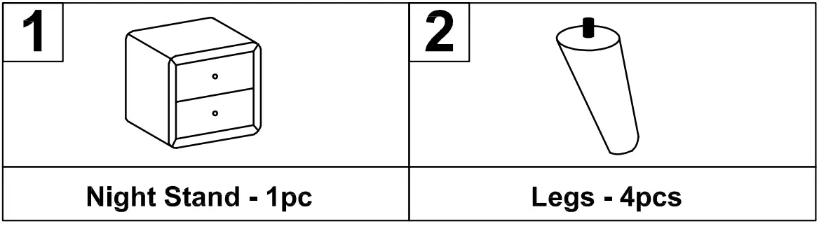 ModernLuxe WF294739 Upholstered Platform Bed - step 7