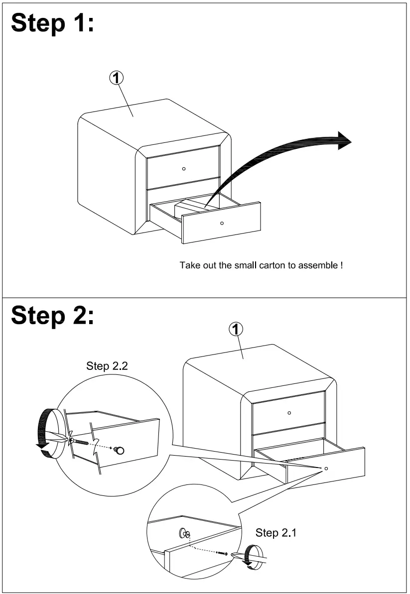 ModernLuxe WF294739 Upholstered Platform Bed - step 9