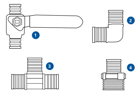 aquasana WH-WELL-UV Rhino Well Water with UV Whole House Filter - Bypass Kit