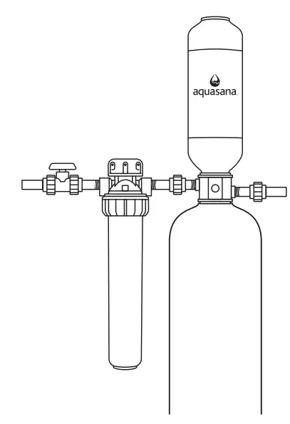 aquasana WH-WELL-UV Rhino Well Water with UV Whole House Filter - Plumb