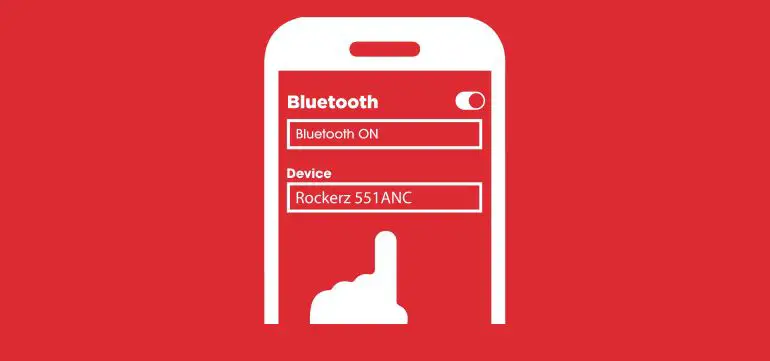 boAt Rockerz 551ANC Noise Cancelling Wireless Headphone - BLUETOOTH PAIRING