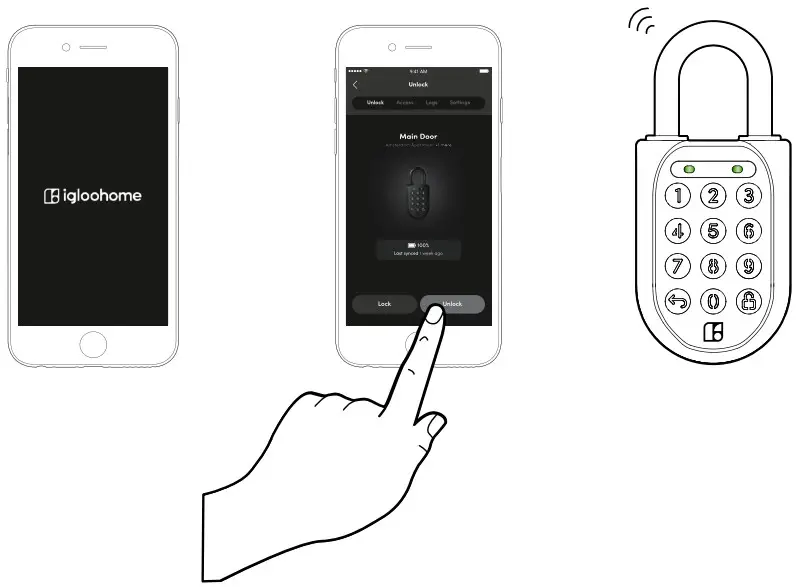 igloohome Padlock 2 Smart Lock - Bluetooth