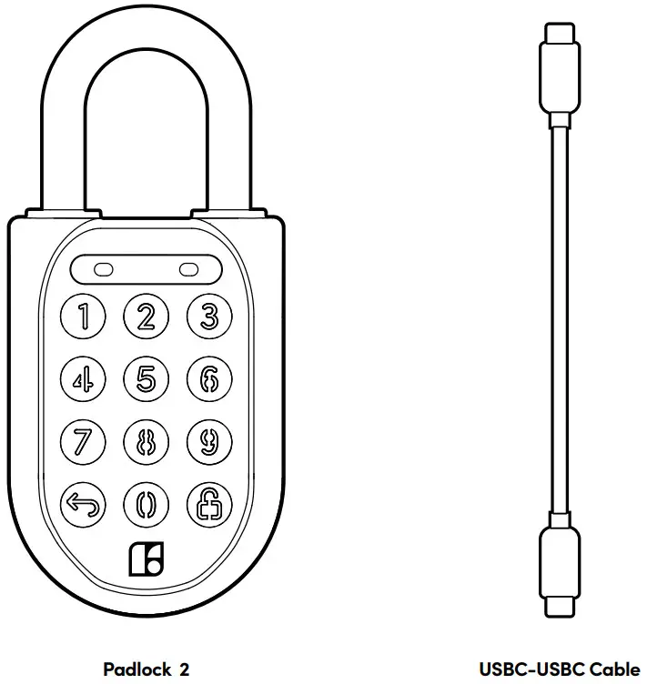 igloohome Padlock 2 Smart Lock - Included