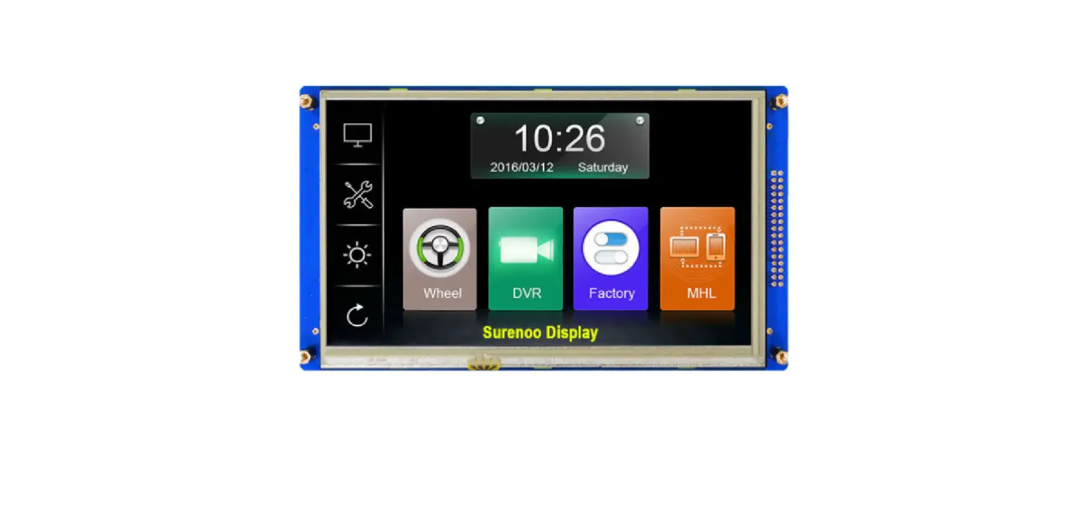Surenoo Smc0700b-800480 Series Mcu Interface Tft Lcd Module User Manual Surenoo Smc0700b-800480 Series Mcu Interface Tft Lcd Module User Manual