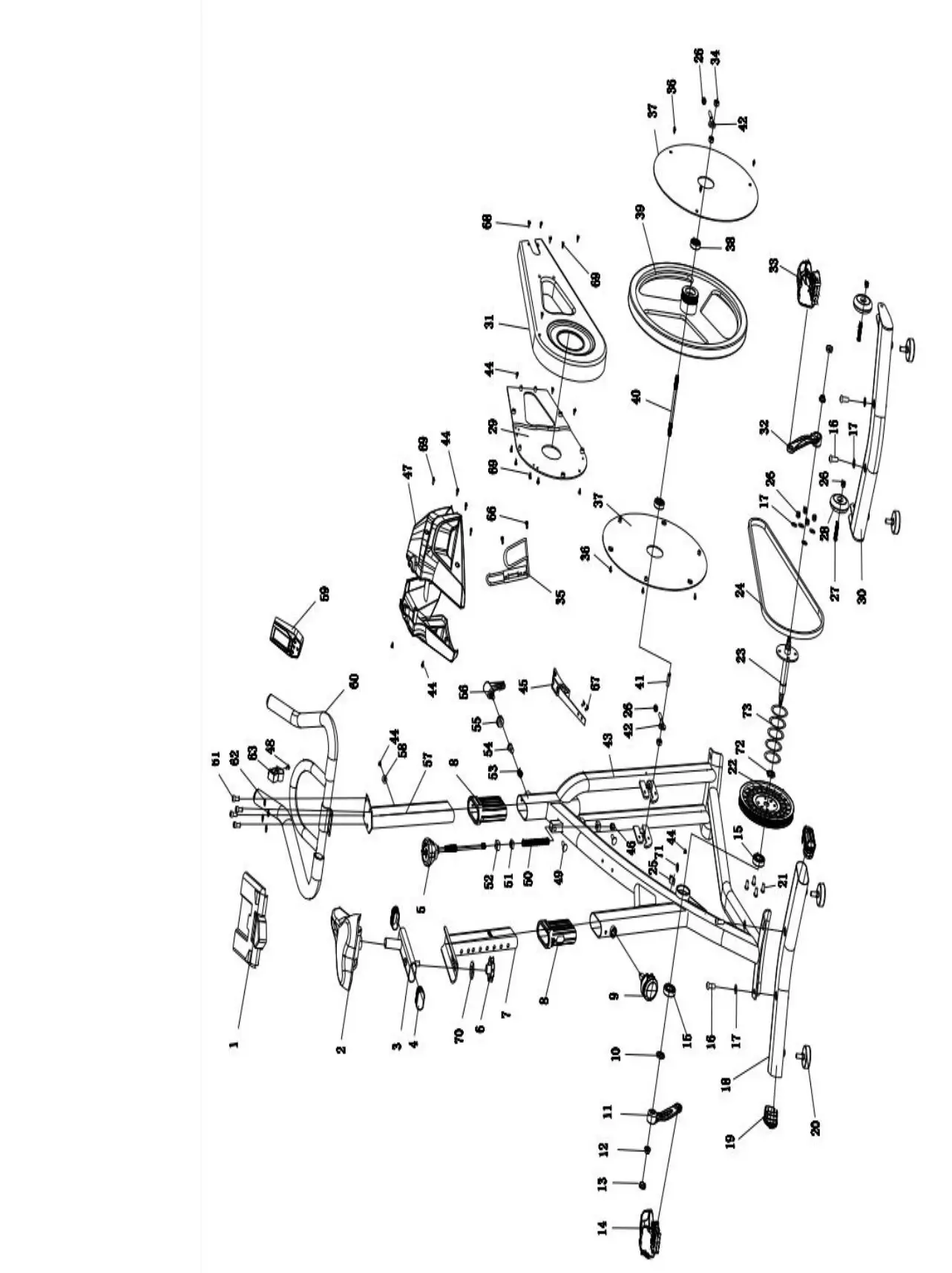 YOSUDA YB007R Spinning Bike - Monthly Maintenance