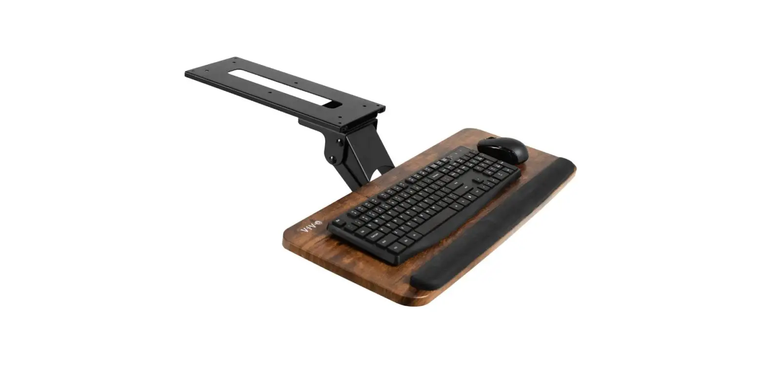 V I V O Mount-kb03b-w Under Desk Keyboard Traya Instruction Manual