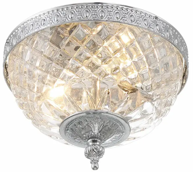 CRYSTORAMA 710-EB-CL-MWP Two Light Ceiling Mount