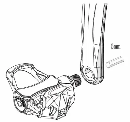 CYCORE CY-1001 Smart Pedal - Pedal installation