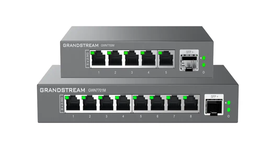 Grandstream Gwn7700m 5 Unmanaged 2.5g Multi Gigabit Port And 1 Sfp Plus Port Switch Installation Guide