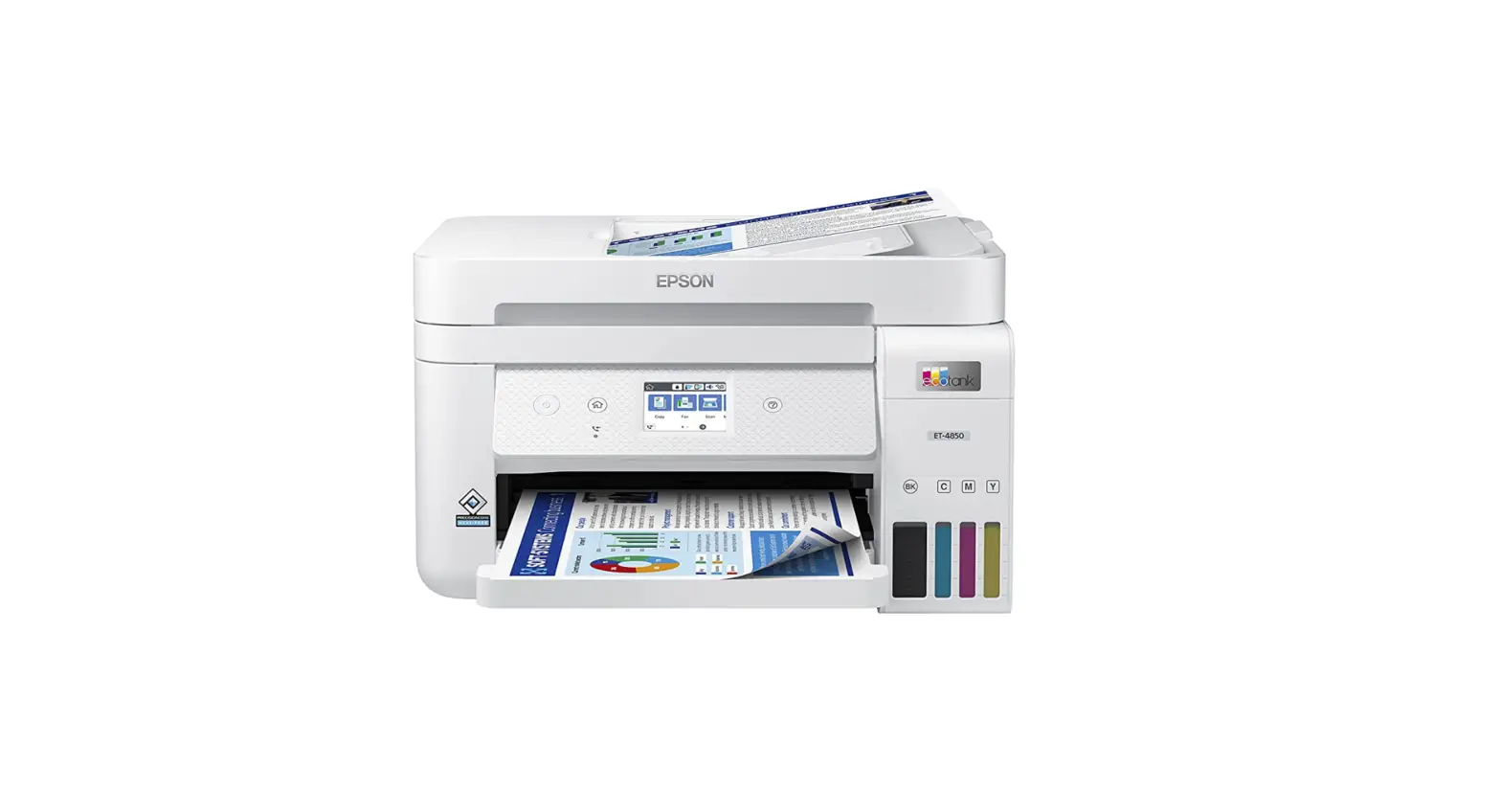 Epson Et-4850 Ecotank Wireless Cartridge-free Printer User's Guide