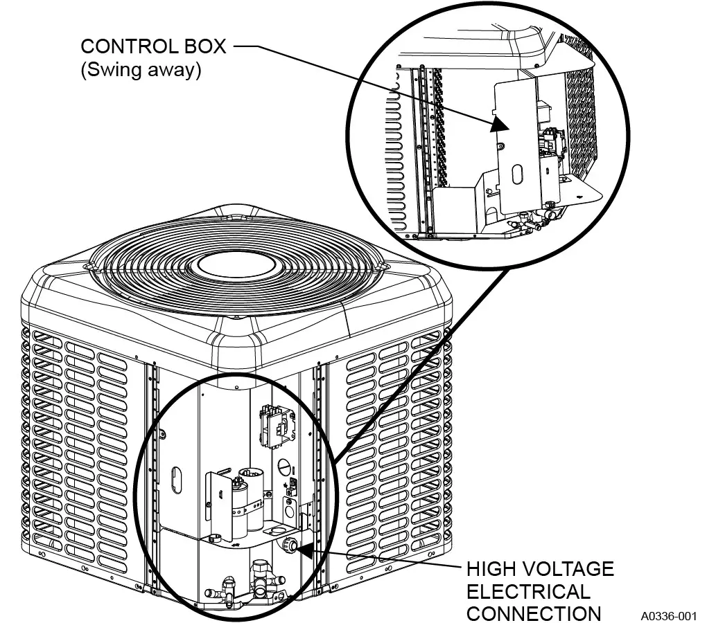Fraser Johnston R 410A Outdoor Split System Air Conditioning - Electrical connections 1
