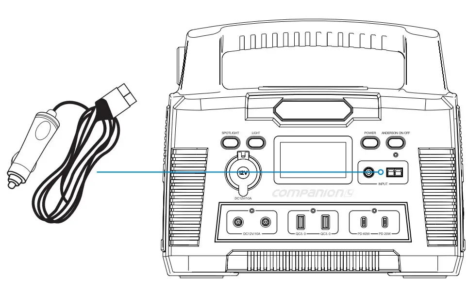Charging By DC Cable