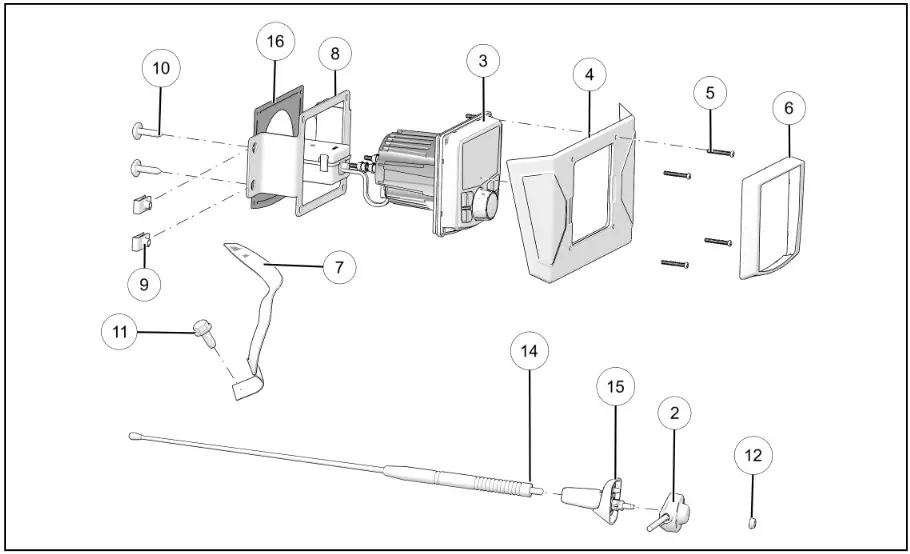 POLARIS PMX Audio Kit by Rockford Fosgate - KIT CONTENTS