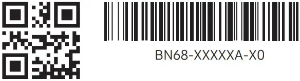 SAMSUNG BN68 SolarCell Smart Remote - qr code