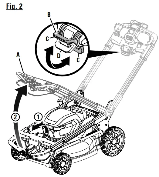RYOBI RY401210 2X 40V HP Brushless AWD Mower - Description 7