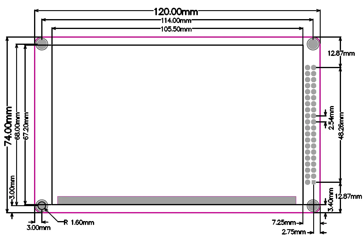 Surenoo SMC0430A-800480 Series MCU Interface TFT LCD Module 2