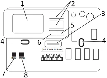 GE APPLIANCES RAK150VF2 Digital Wall Thermostat A2a