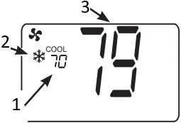 GE APPLIANCES RAK150VF2 Digital Wall Thermostat B11