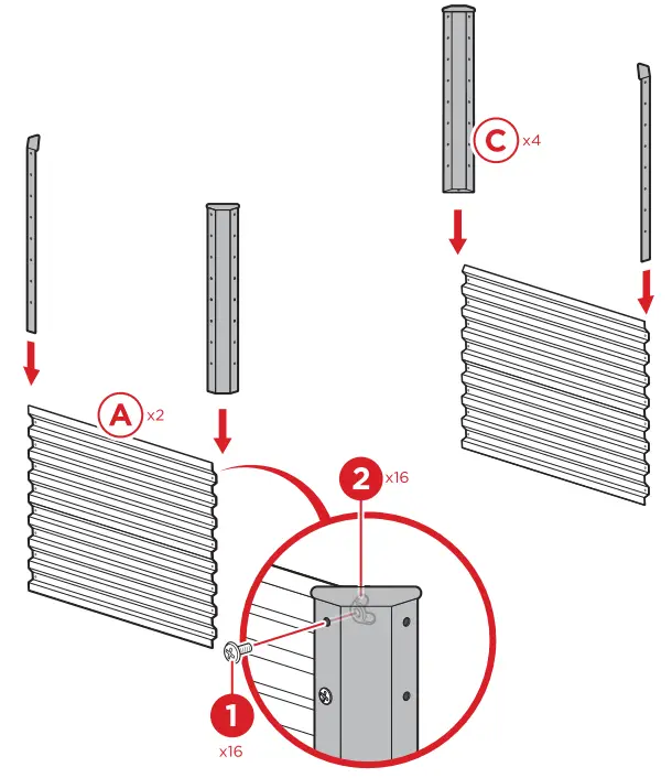 bcp SKY6000 Series Metal Raised Garden Bed - Fig 4