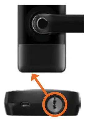 Manually unlocking with Key 