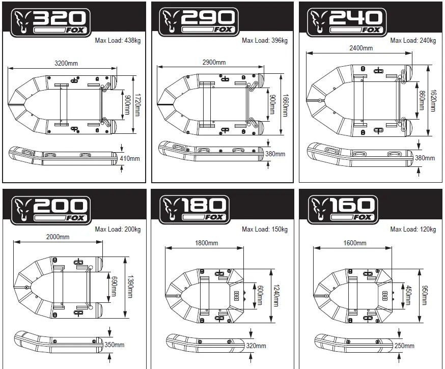 Fox CIB039 Inflatable Boats 2