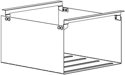 IKEA 405.145.59 ENHET Hanging Shelf Insert A0