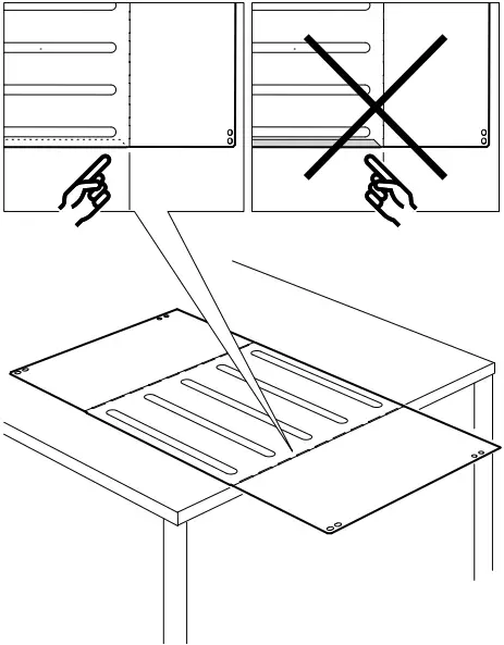 IKEA 405.145.59 ENHET Hanging Shelf Insert B1