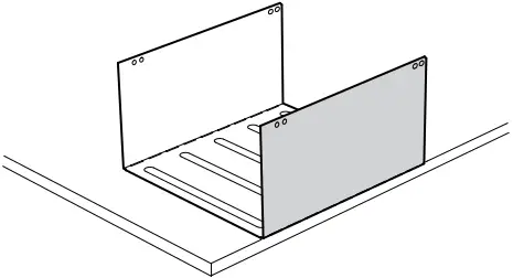 IKEA 405.145.59 ENHET Hanging Shelf Insert B3b