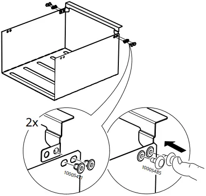 IKEA 405.145.59 ENHET Hanging Shelf Insert B5