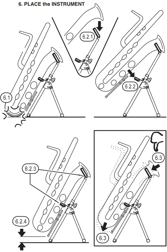 K-M-14960-Bass-Saxophone-Stand-fig 6