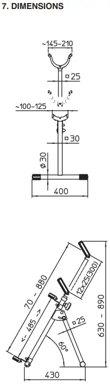 K-M-14960-Bass-Saxophone-Stand-fig 7