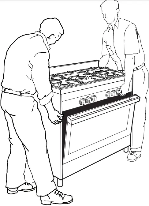 DO NOT LIFT USING THE HANDLE