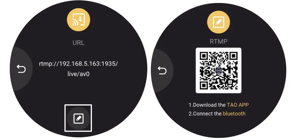 RGBlink TAO 1mini All In One Live Streaming Codec - Click the icon for TAO APP installation