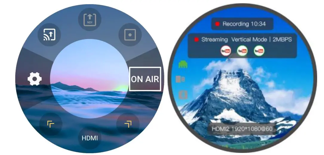 RGBlink TAO 1mini All In One Live Streaming Codec - Finally, click [ON AIR] in the main interface to stream