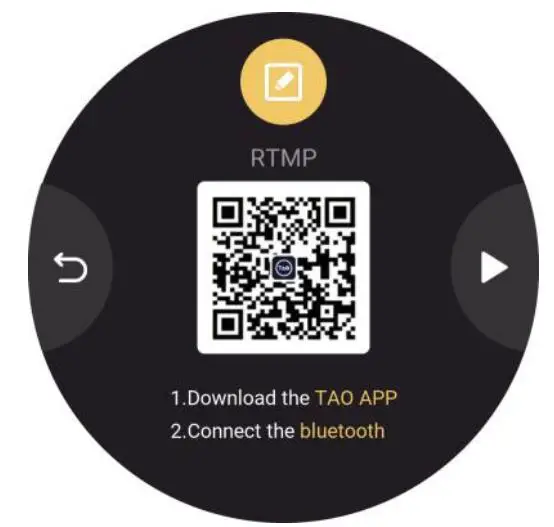 RGBlink TAO 1mini All In One Live Streaming Codec - Step 2 Use your mobile phone to scan the following QR code