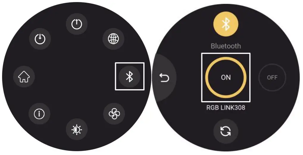RGBlink TAO 1mini All In One Live Streaming Codec - Step 4 Take following steps to turn on Bluetooth of TAO 1mini