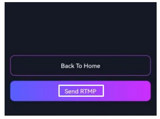 RGBlink TAO 1mini All In One Live Streaming Codec - Step 7 The RTMP address will be shown in the box