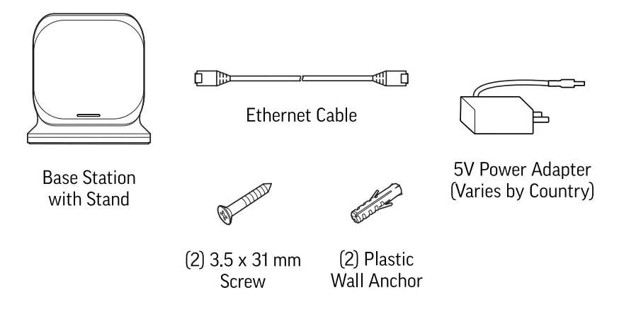 poly ROVE 20 Dect IP Phone - Station kit