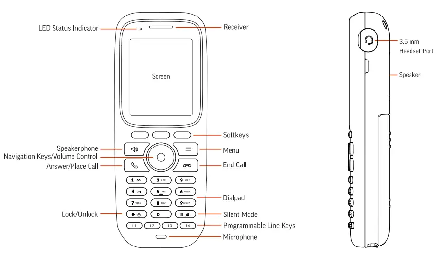 poly ROVE 20 Dect IP Phone - ohone features