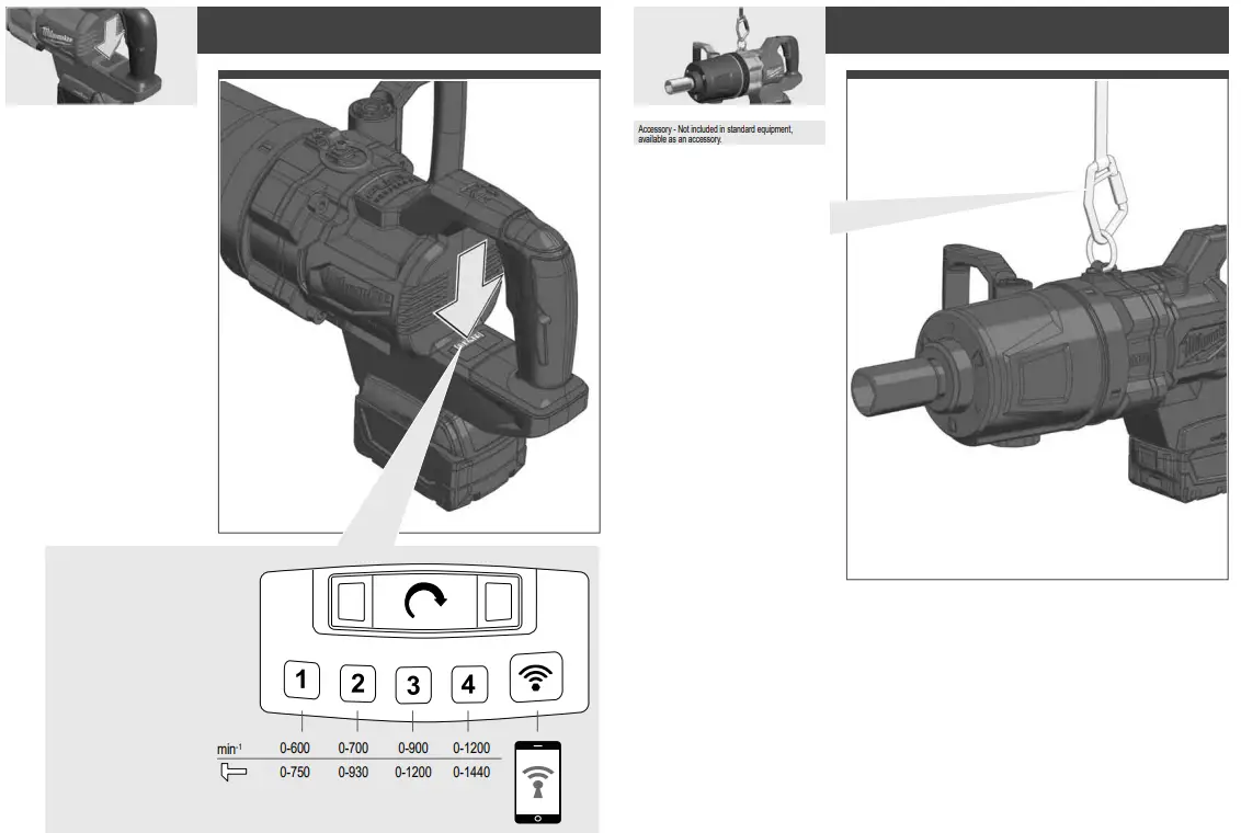 milwaukee M18 ONEFHIWF1D Cordless Impact Wrench - fig 6